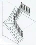 Чертеж лестницы